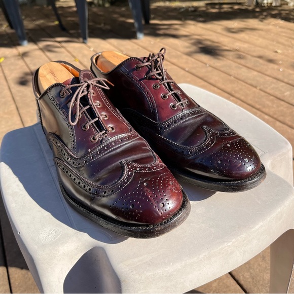 Alden Brooks Brothers Sz 9D Shortwing/Wingtip #8 Shell Cordovan Patina! Very Goo - Picture 1 of 7